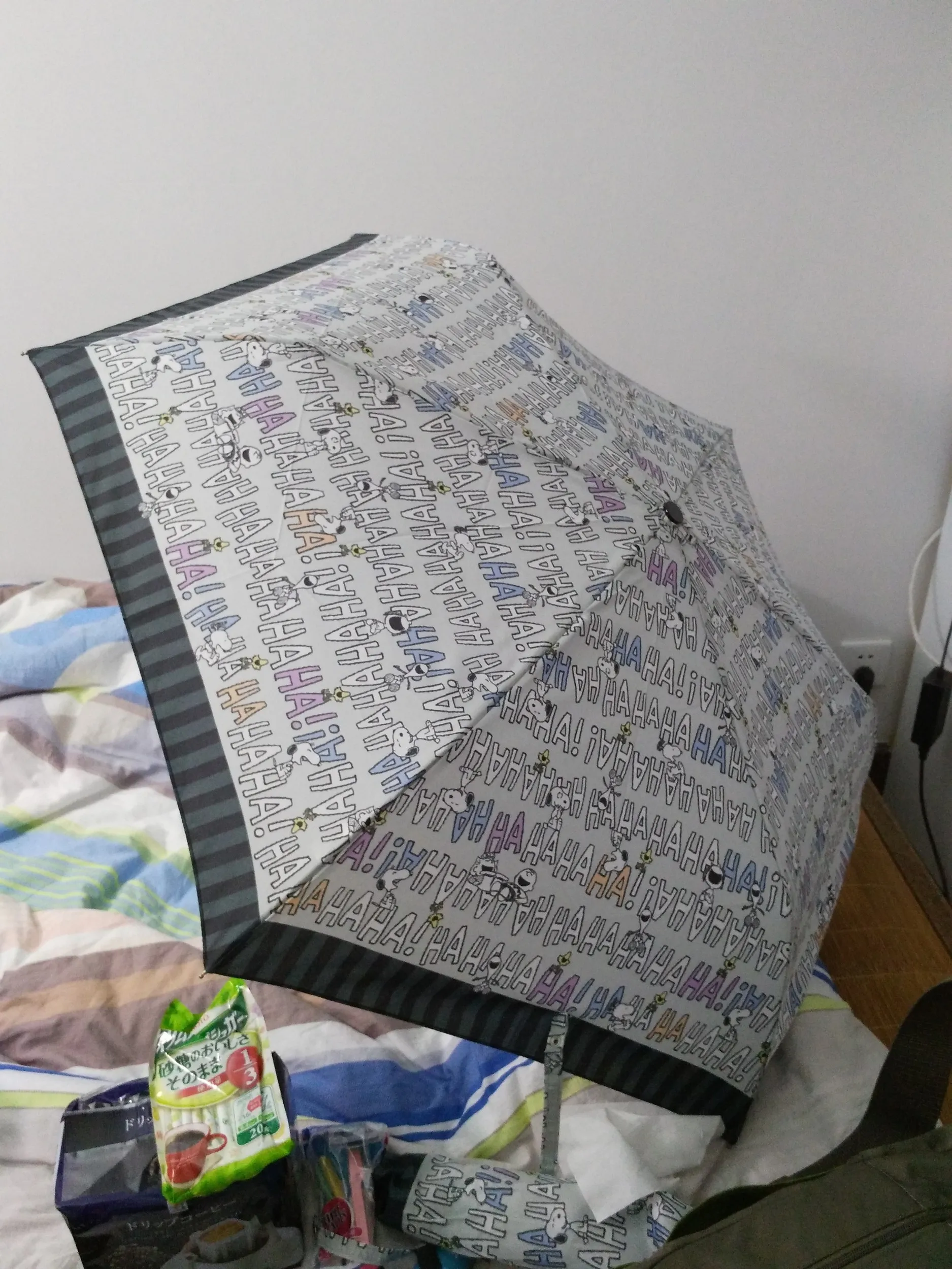 スヌーピーの日傘