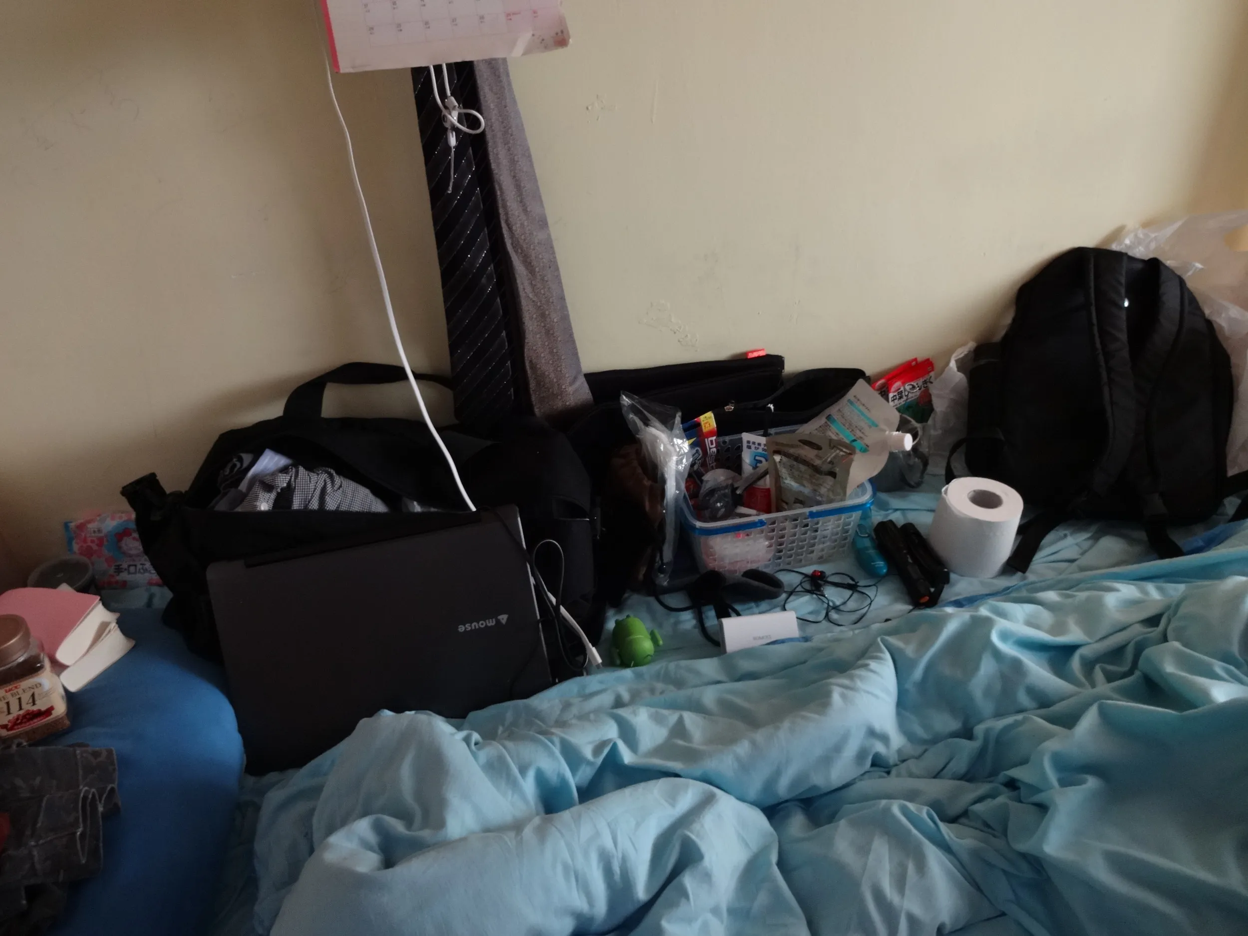 ユースホステルの朝