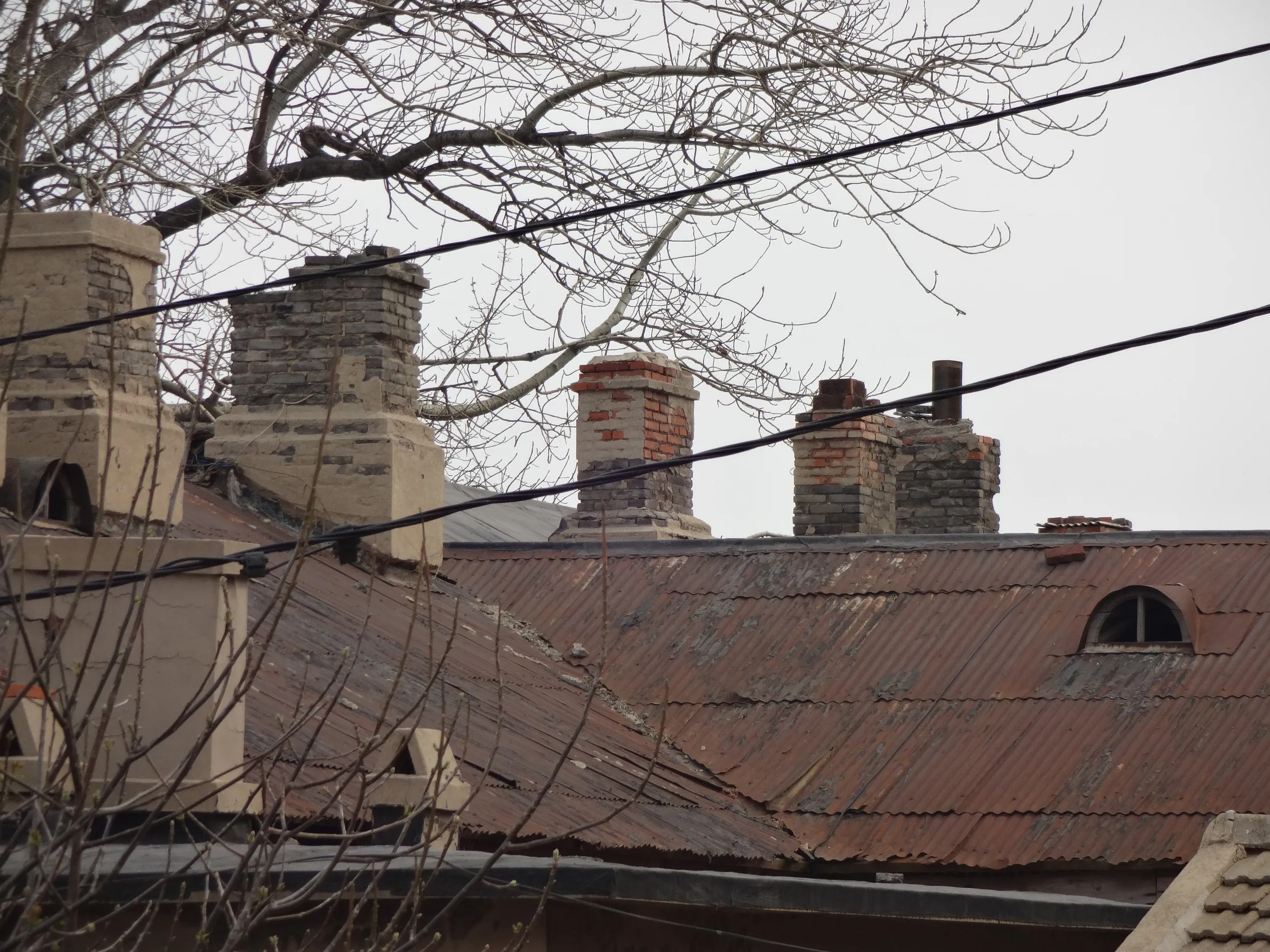 白玉山塔が見える