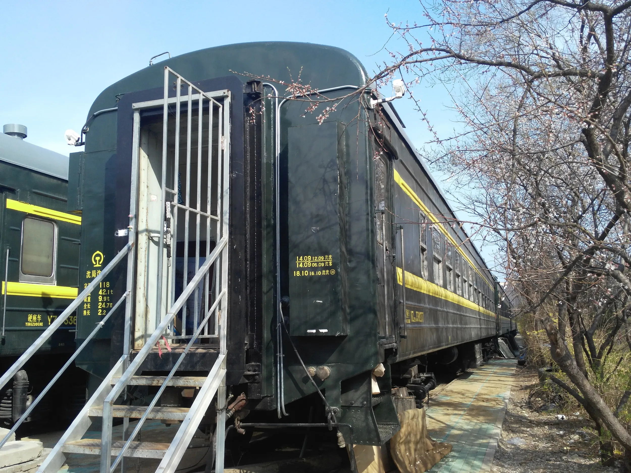 放置された列車