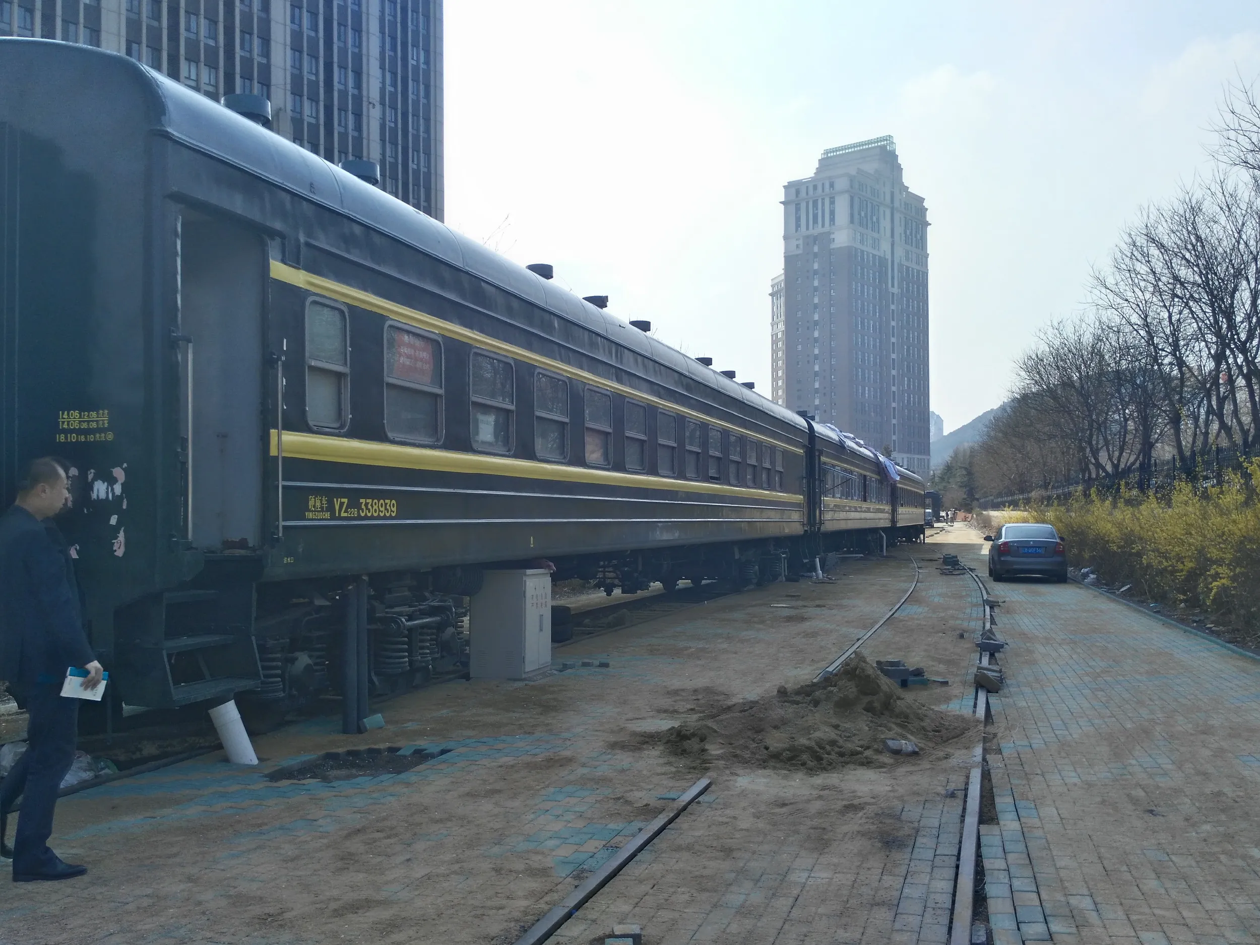 放置された列車