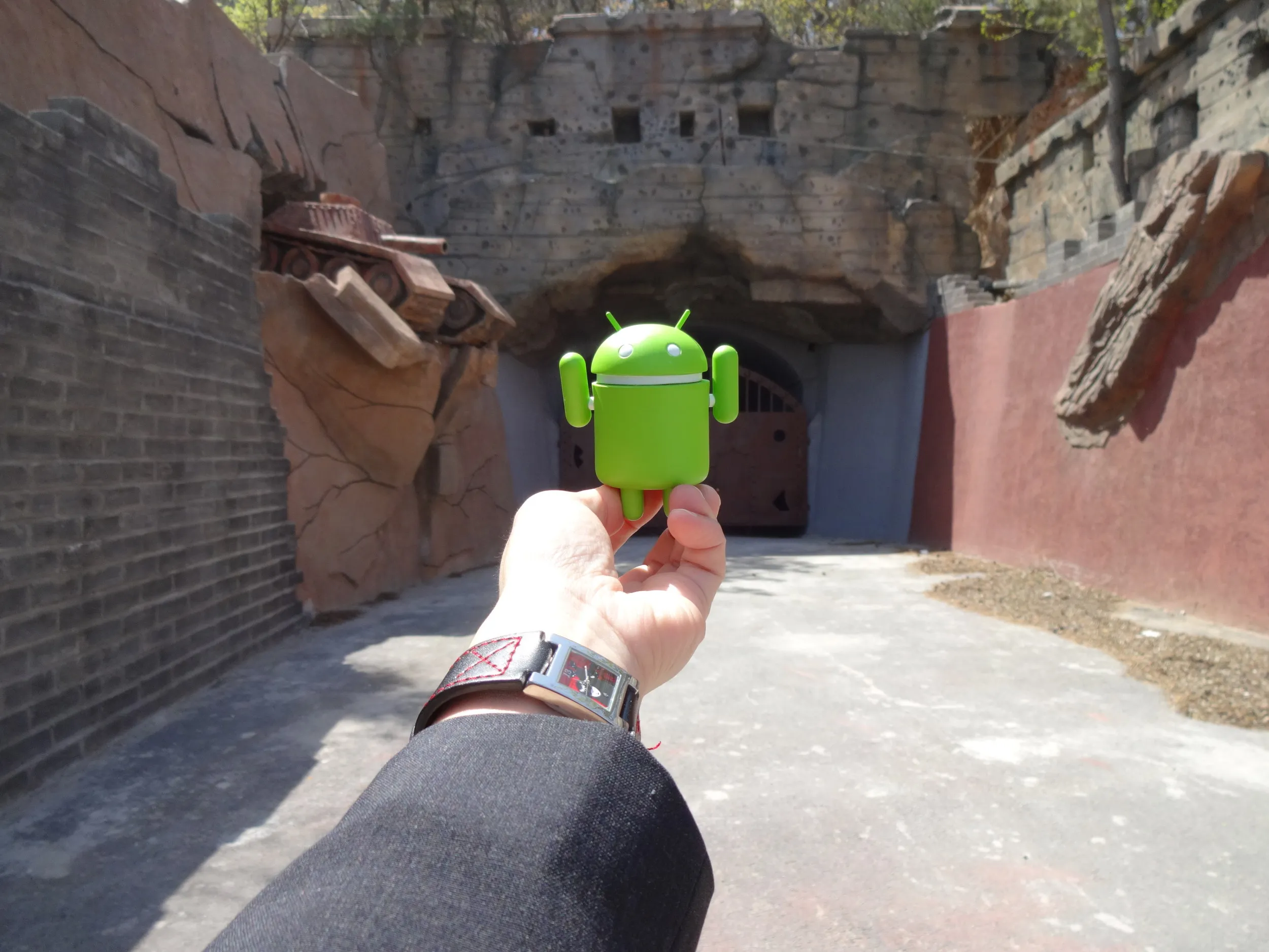 戦車とドロイド君