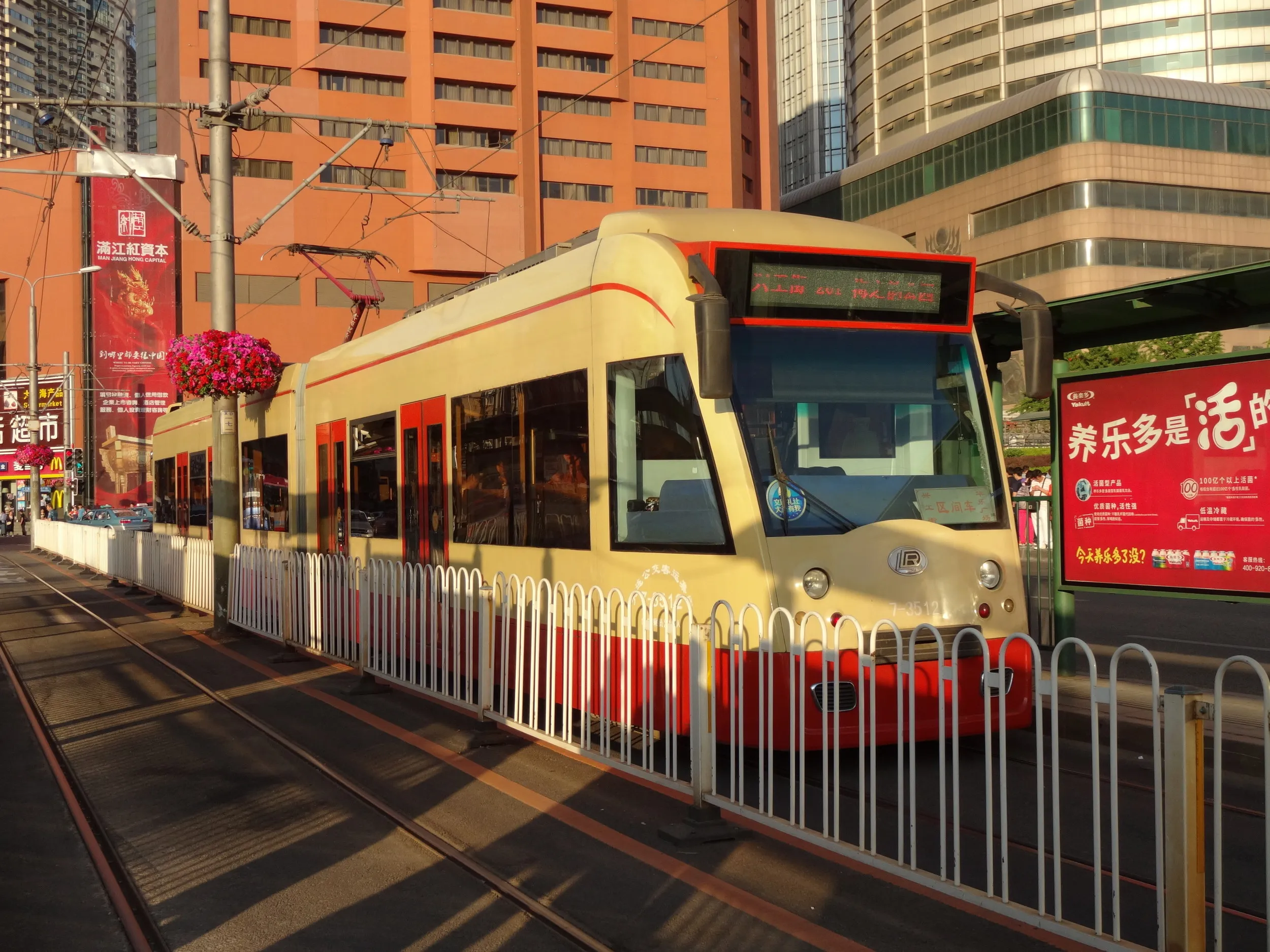 201路の路面電車を撮り鉄