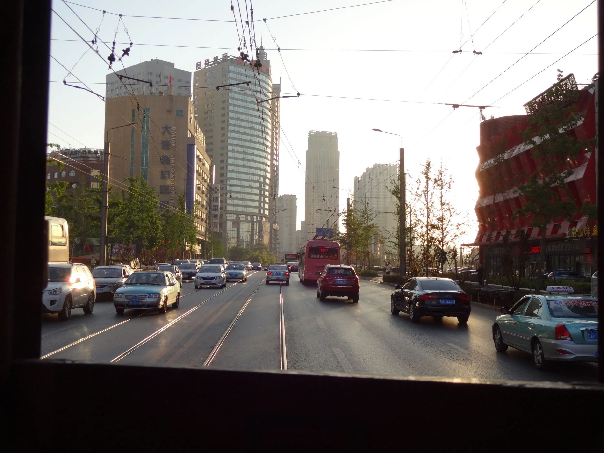 201路の路面電車に乗り鉄