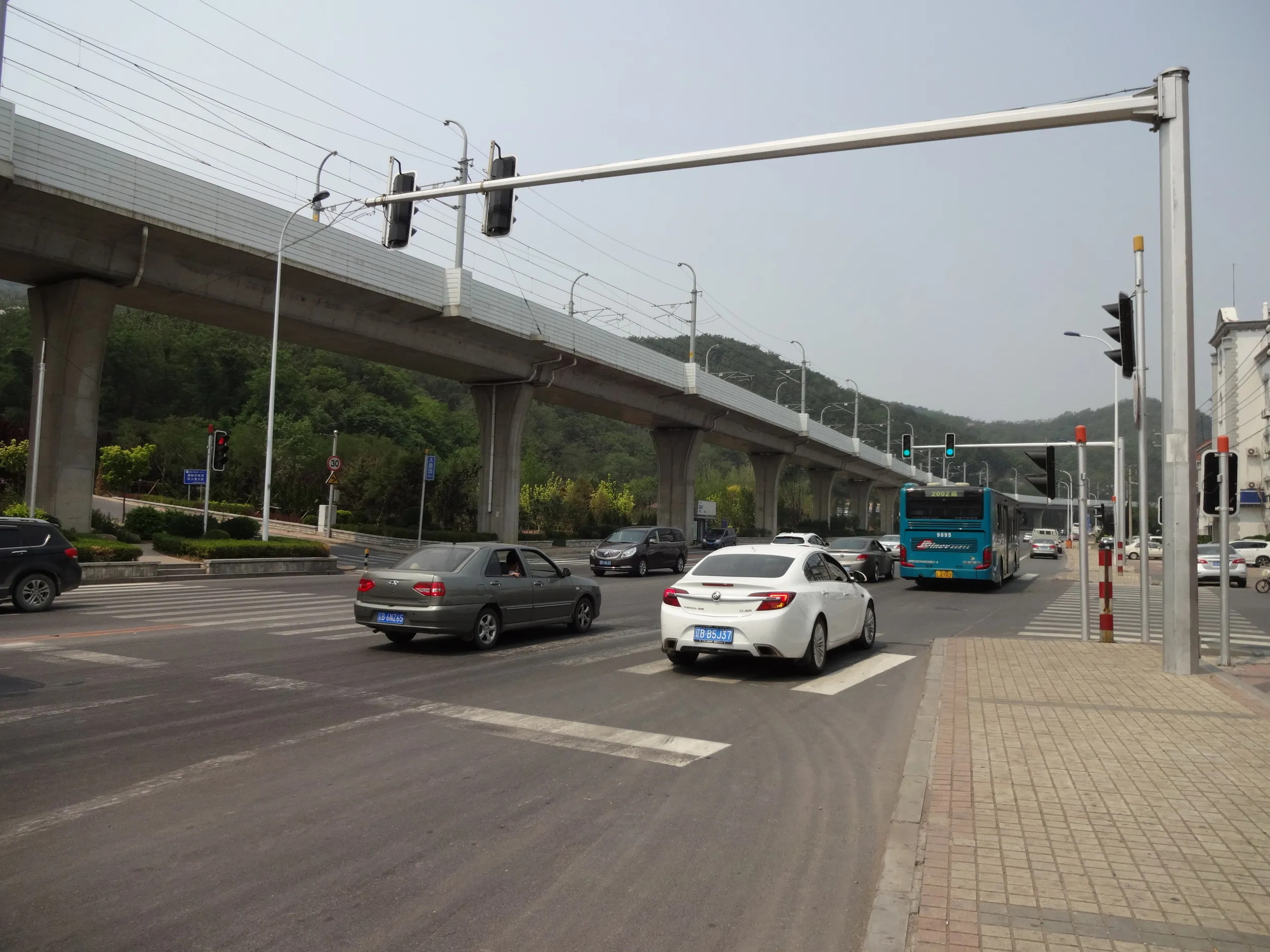 龍王塘の街並み