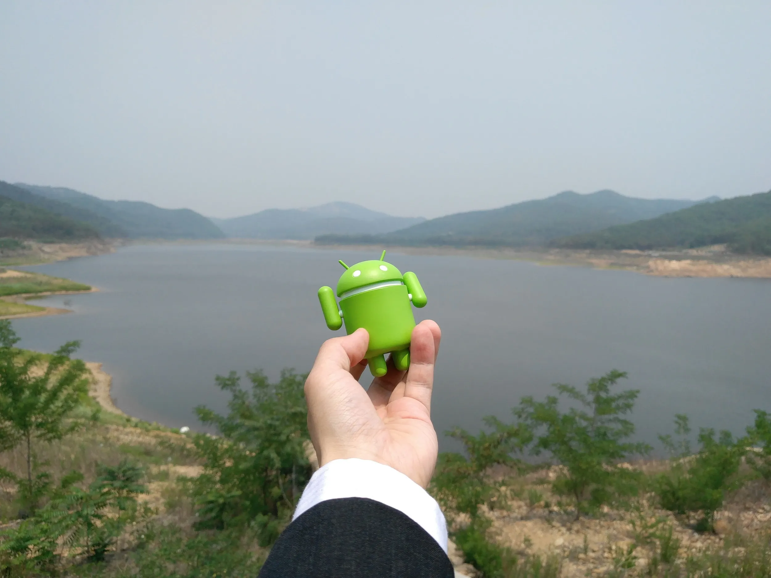 ドロイド君と龍王塘ダム