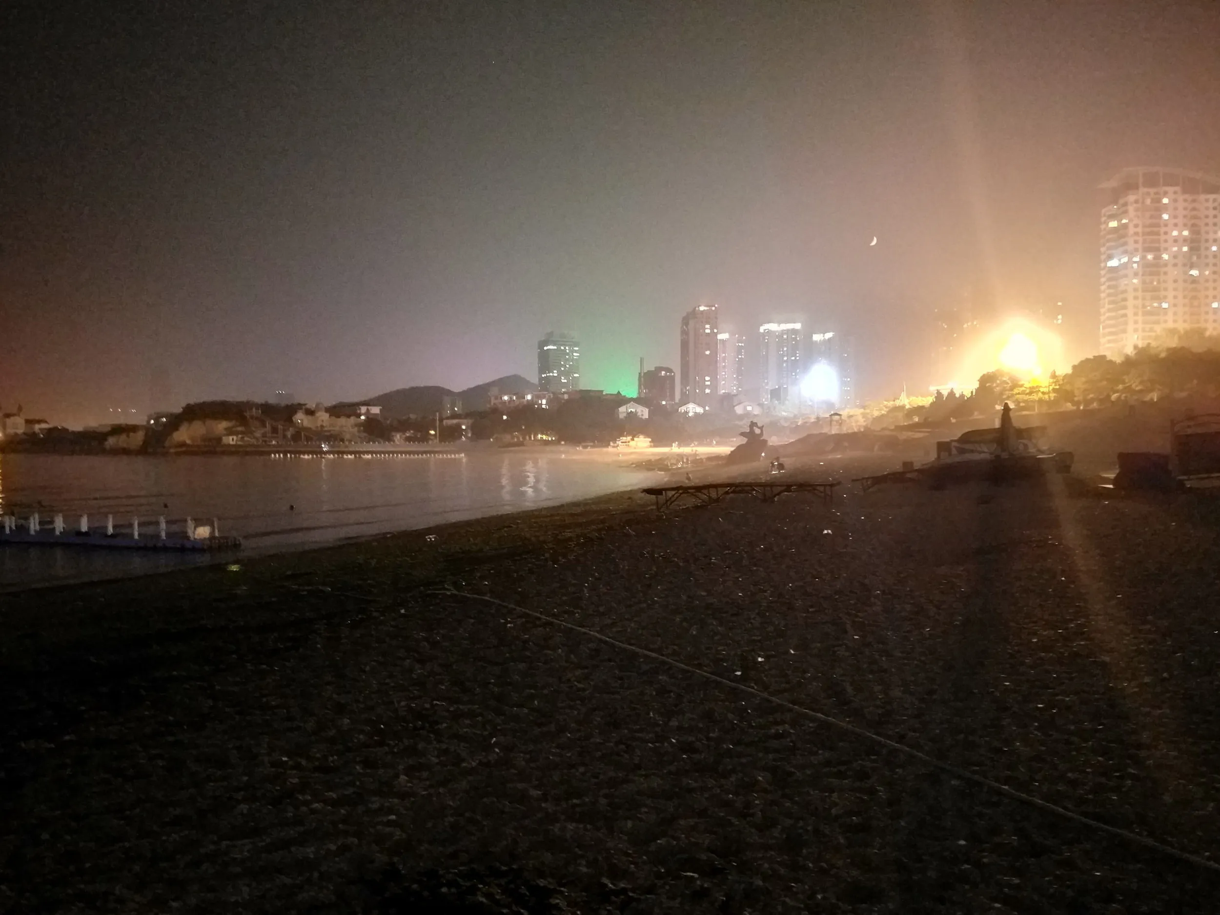 星海公園の海岸