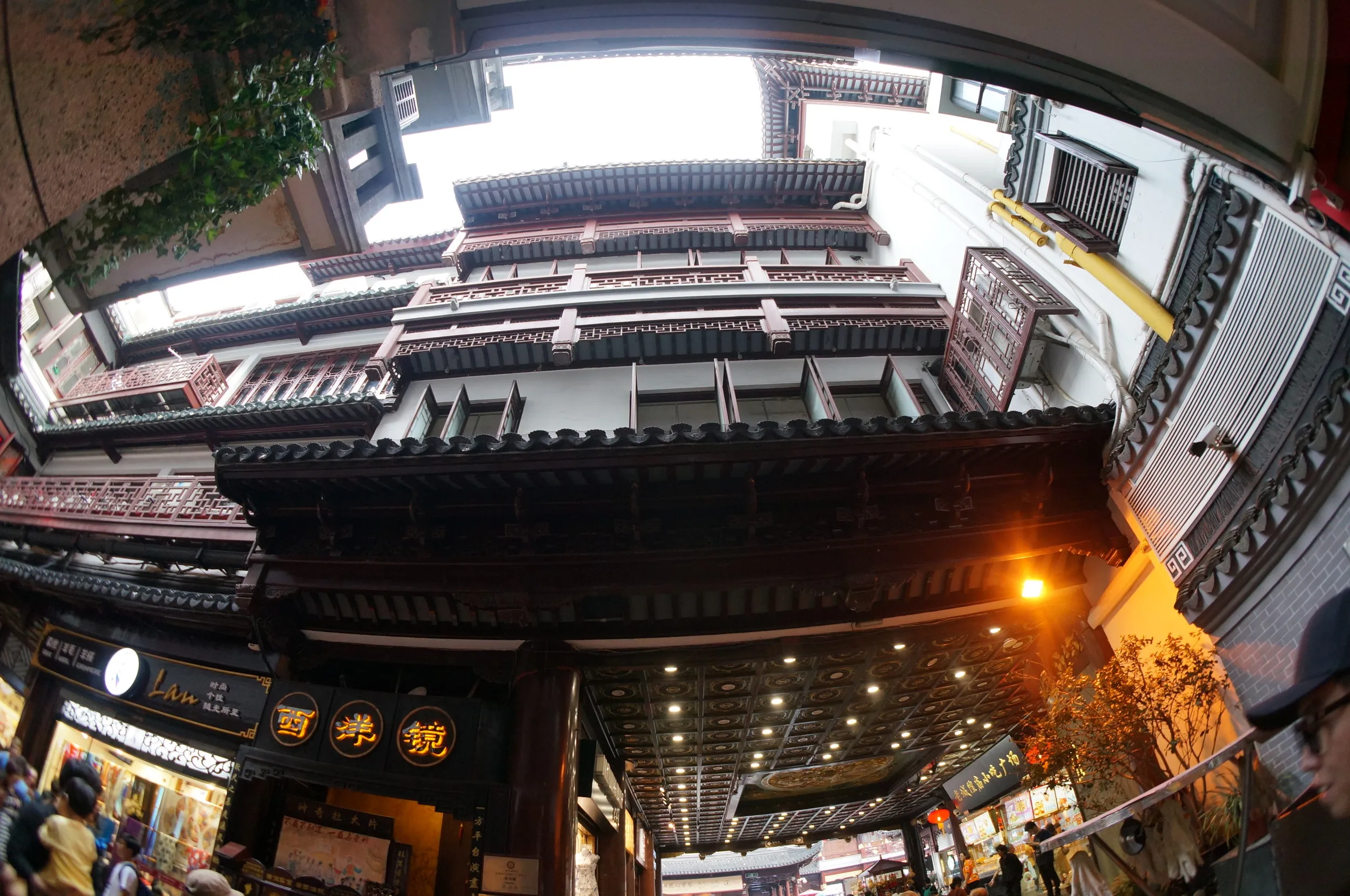 豫園老街の賑わい