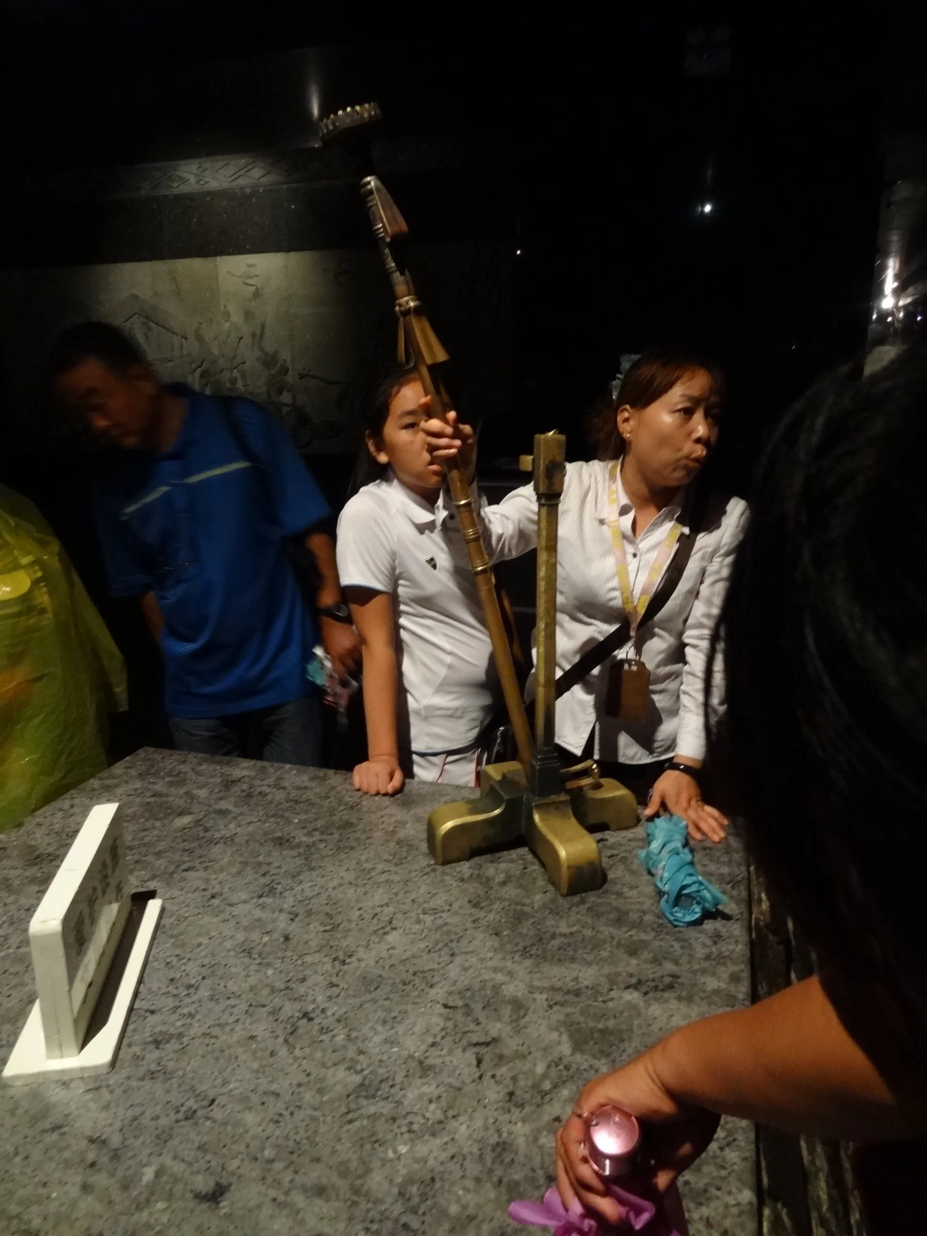 二号抗の出土品展示