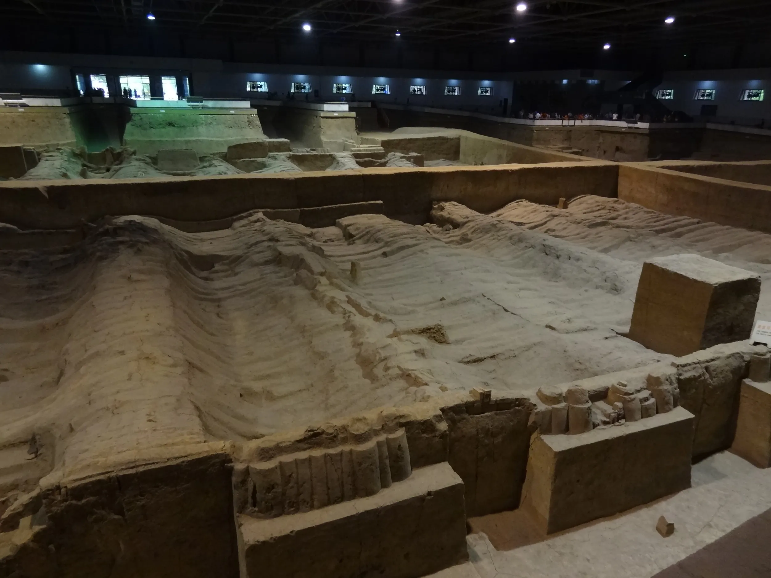 三号抗の発掘現場