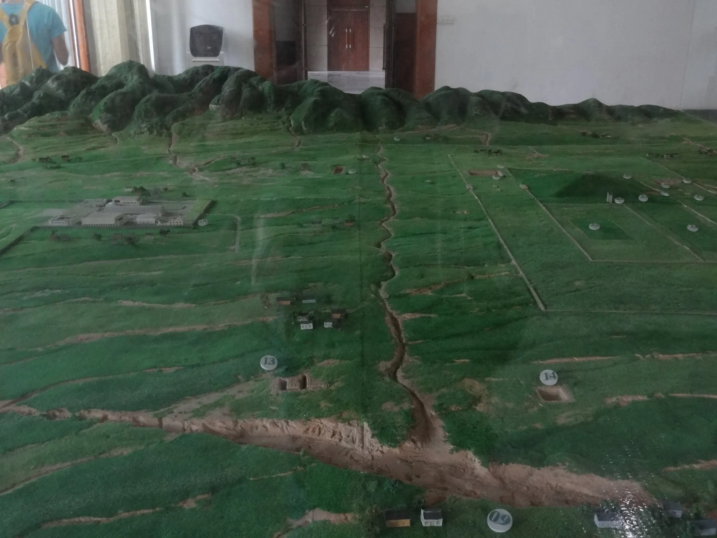 周辺のジオラマ