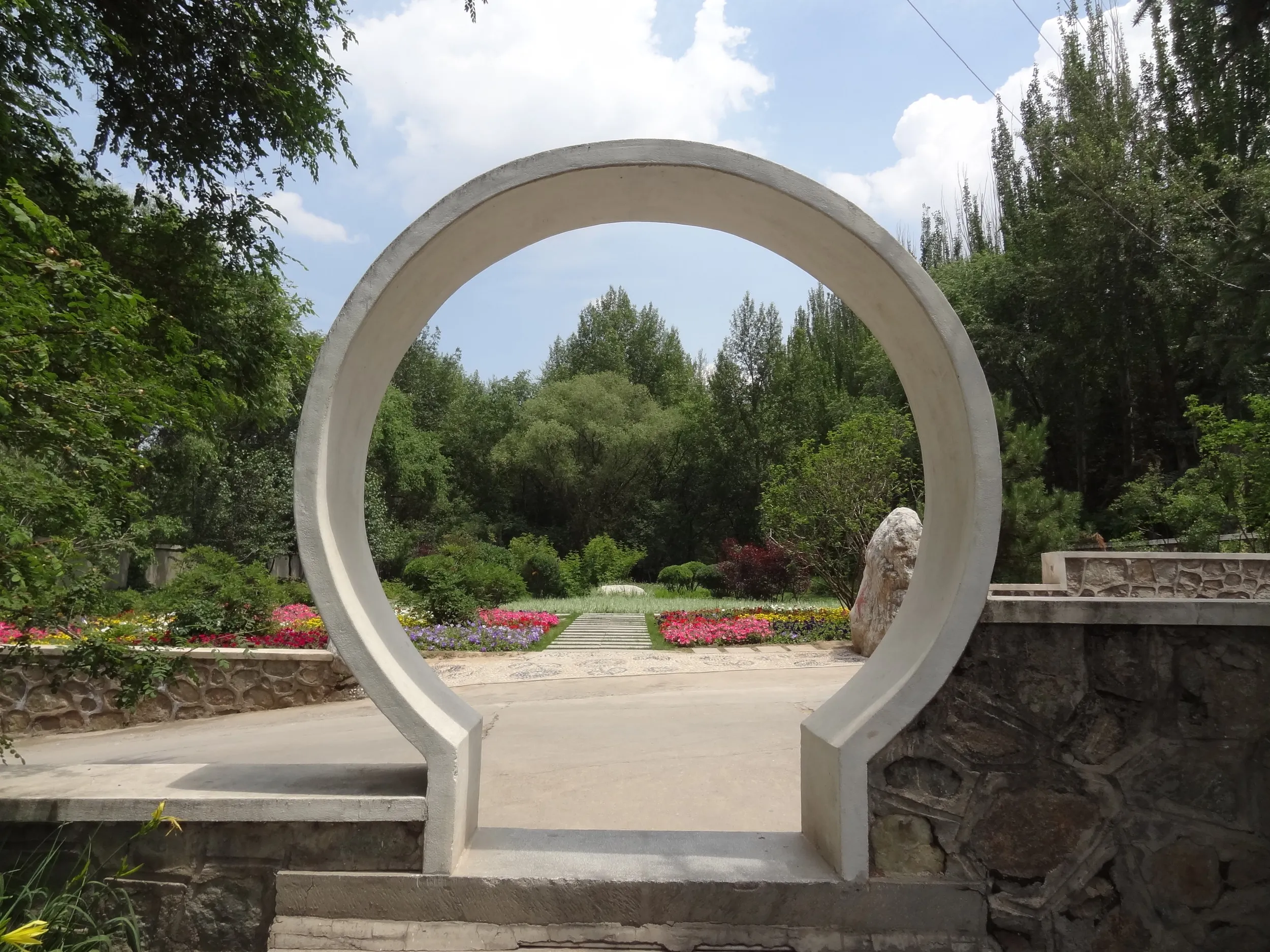 西寧植物園の風景