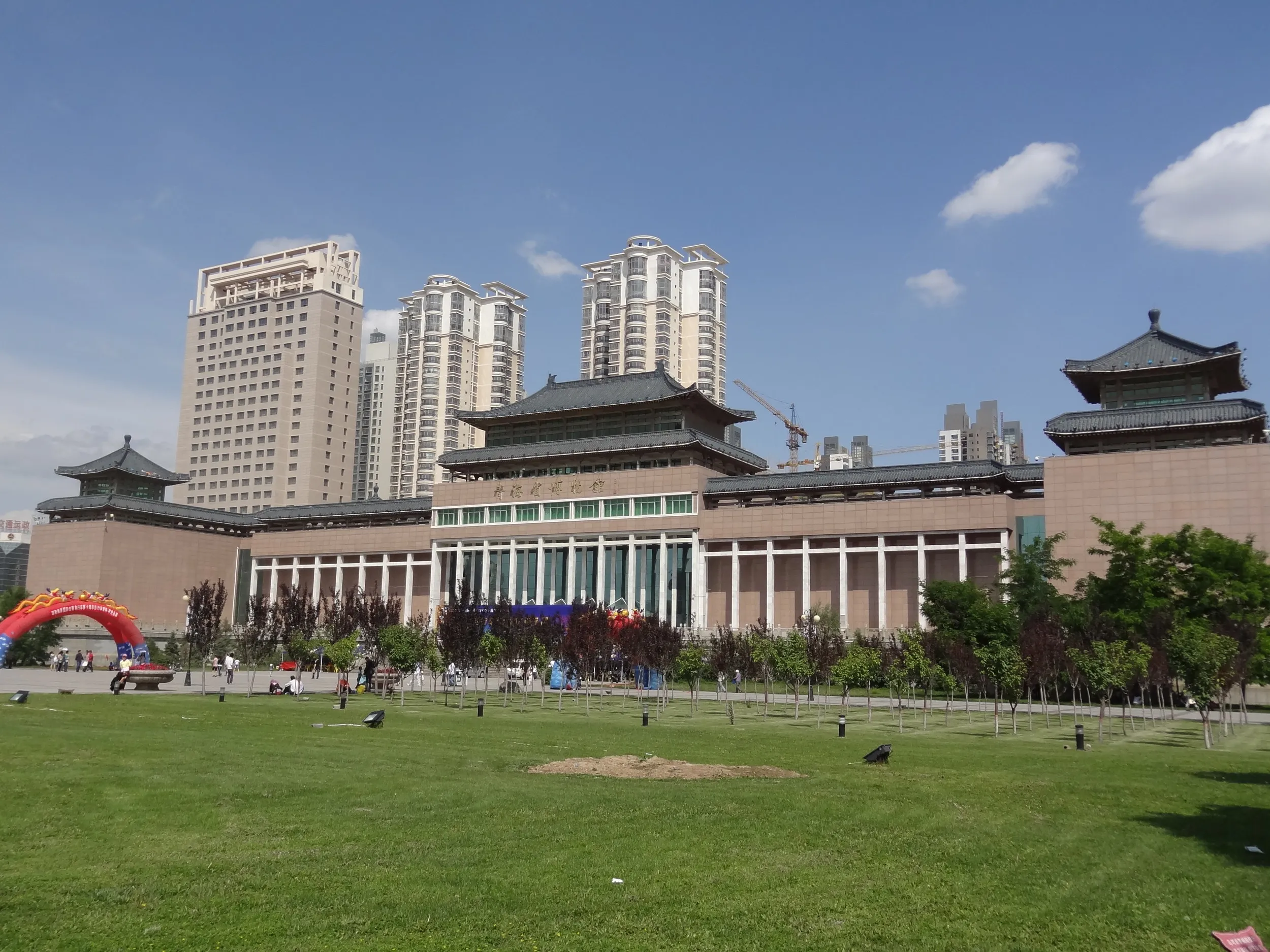 青海省博物館の外観