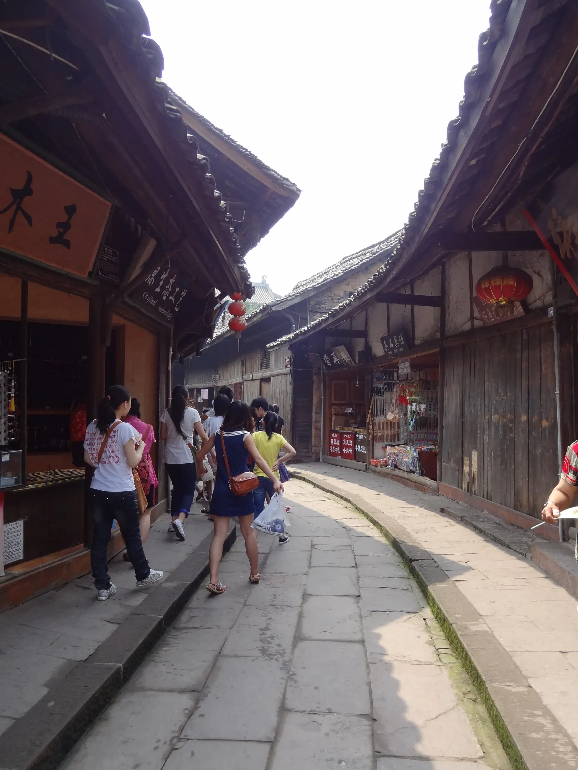 古い街並が残る商店街