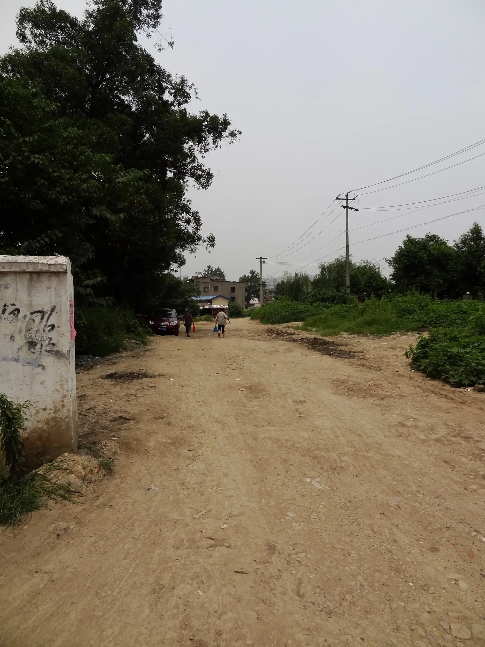 昭覚寺側の風景
