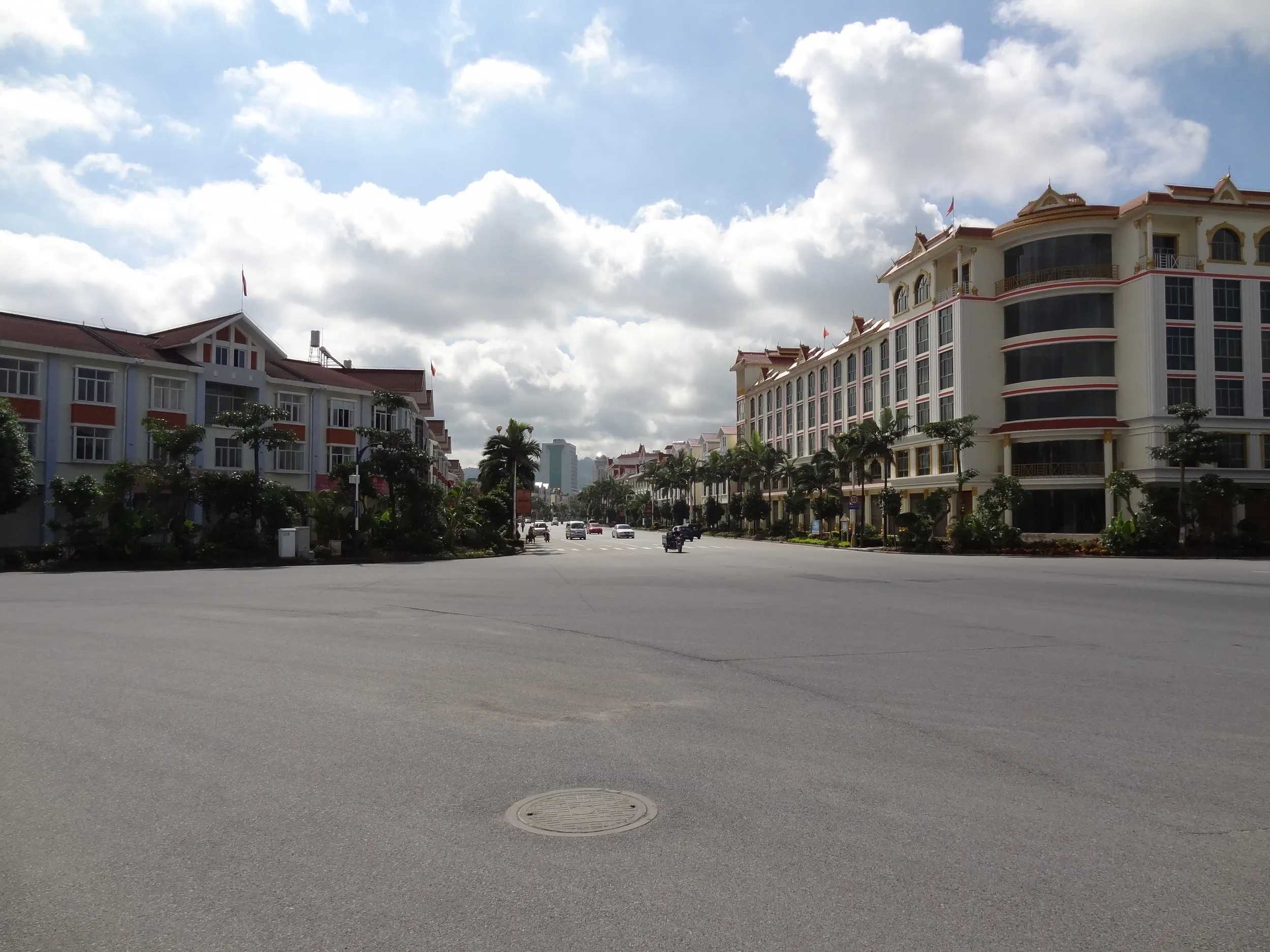 姐告辺境貿易区の街並