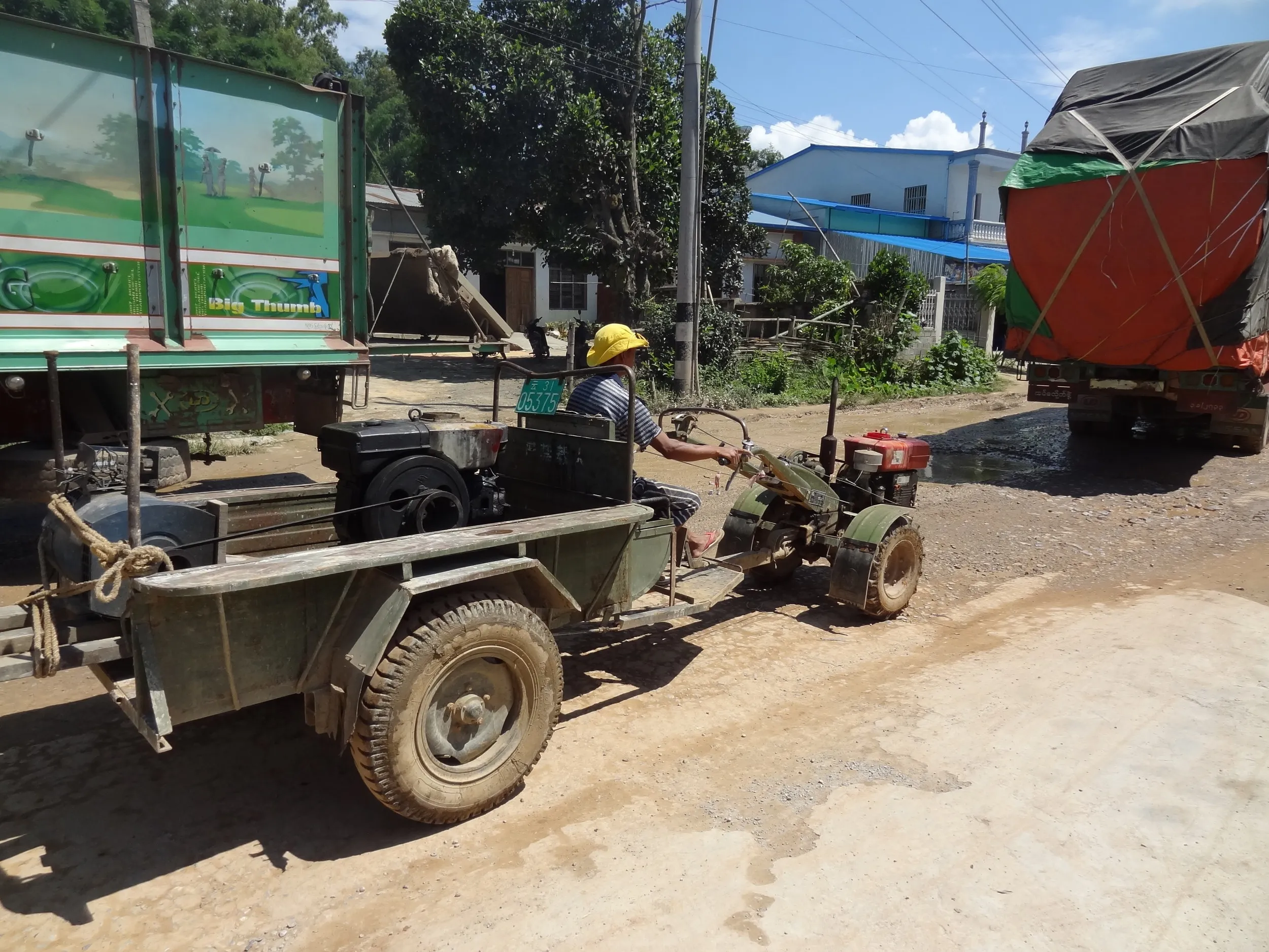 年代物のトラクター