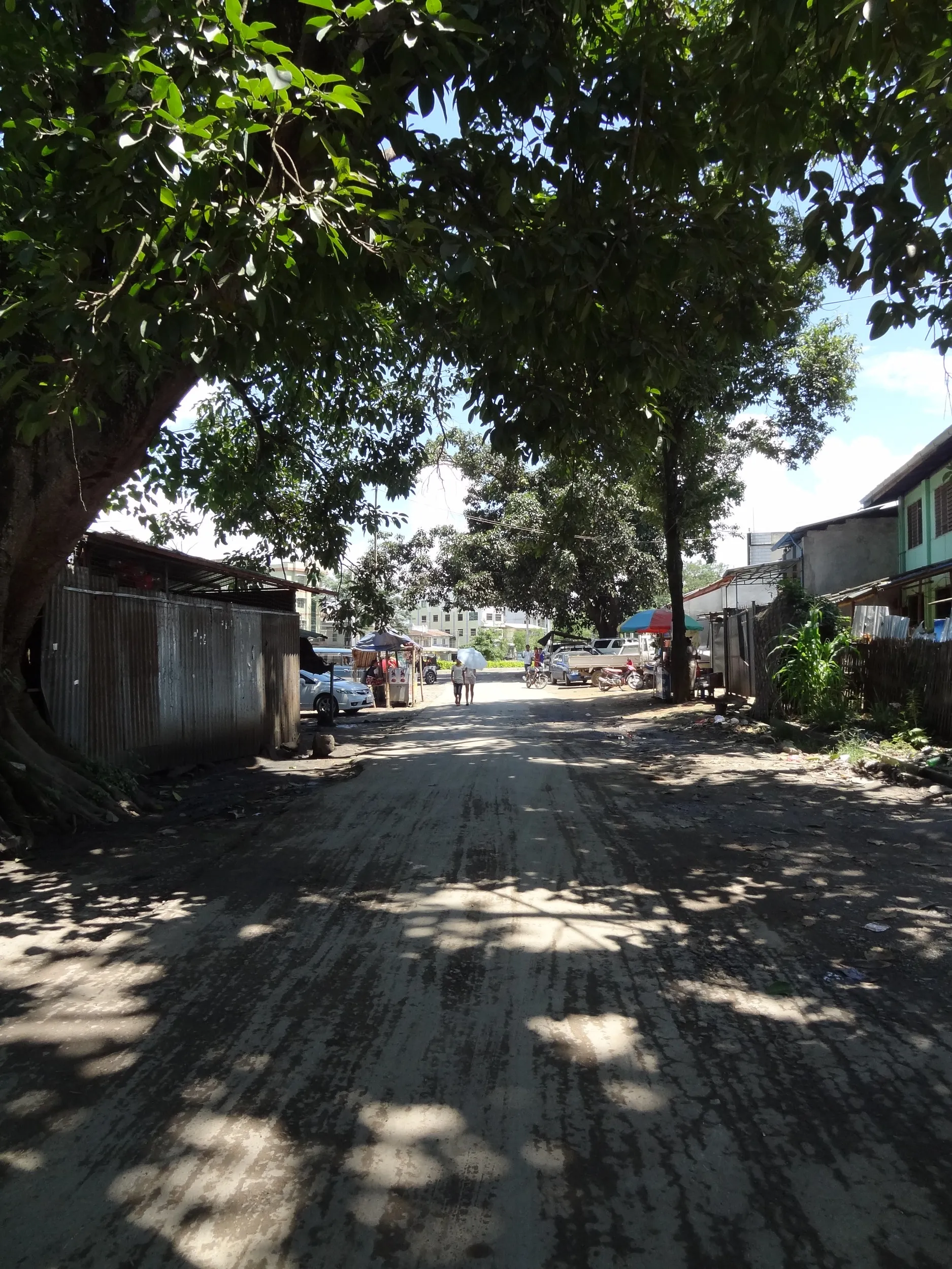 病院近くの風景