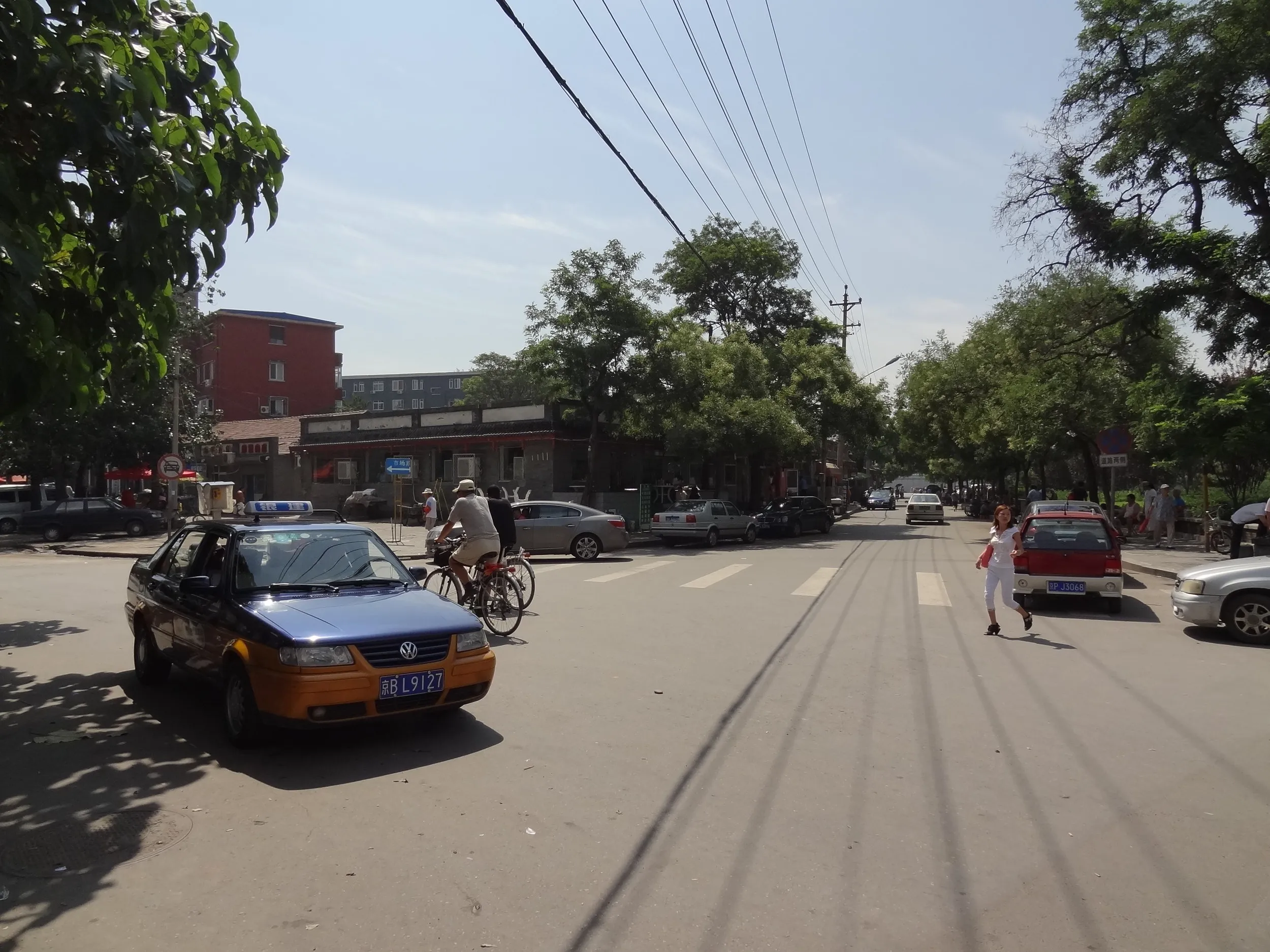 宛平城東側の街並