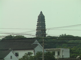 とまとじゅーす的蘇州観光　次はこちらの北寺塔へ移動。蘇州で一番高い塔で76mあります。呉の時代に孫権が建てたそうです