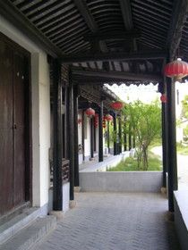 とまとじゅーす的中国旅行記　涼しげな蘇州定園内の回廊