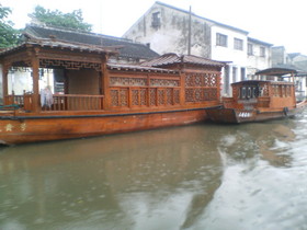 とまとじゅーす的中国旅行記　蘇州観光　他の蘇州の運河観光の遊覧船