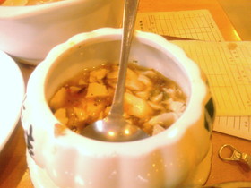 とまとじゅーす的新疆ウイグル(維吾爾)自治区旅行記＠これは豆腐をベースにした茶碗蒸し風味の満漢全席の料理