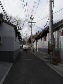 とまとじゅーす的中国旅行記、北京観光　北京の故宮の裏側あたりの胡同の写真
