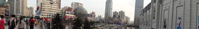上海観光＠家電の小売が集まる徐家匯をHX9Vでパノラマ撮影