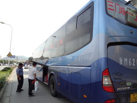 中国旅行記＠上海〜西安へと向かうバスを乗り換える