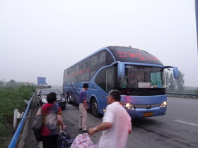 中国旅行記＠上海〜三門峡付近へ到着、再度黒車を乗り換える