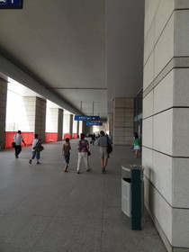 中国旅行記＠西安北駅、高速鉄道の外側の風景