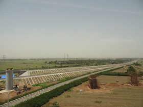 中国旅行記＠西安北〜三門峡までの区間を動車組の車窓から撮影した風景