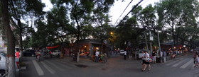 中国旅行記＠西安観光編、回民一条街をHX9Vでパノラマ撮影