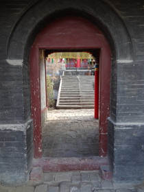 中国旅行記＠西寧観光編、南山公園にある南禅寺の居住区