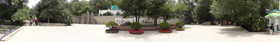 中国旅行記＠西寧観光編、西寧植物園の中をソニーのデジカメ、HX9Vでパノラマ撮影