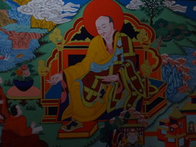 西寧観光旅行記＠賛普林卡蔵文化展覧館（ザンプリカチベット文化展覧館）の壁画