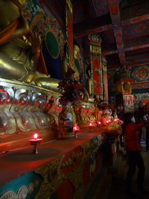 青海省観光旅行記＠賛普林卡蔵文化展覧館（ザンプリカチベット文化展覧館）の仏像
