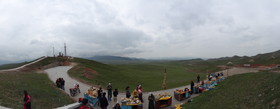 青海省観光旅行記＠日月山にある日亭からソニーのデジカメ、HX9Vでパノラマ撮影