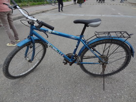 青海省観光＠青海湖の二郎剣景観区で借りた自転車
