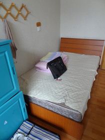 中国旅行記＠成都観光編、夢之旅国際青年旅舎というユースホステルの4人部屋のベッド