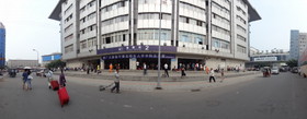 中国旅行記、成都観光編＠成都駅の切符売り場をSONYのHX9Vでパノラマ撮影