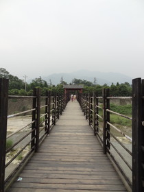 中国旅行記、都江堰観光編＠吊り橋