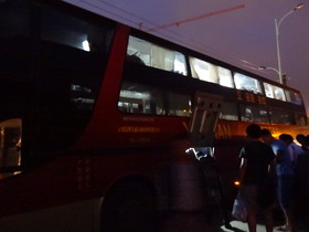 中国旅行記＠寝台バスが成都から昆明へ到着