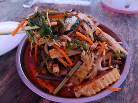 瑞麗観光旅行記＠瑞麗江観光で食べたベジタブルな麺