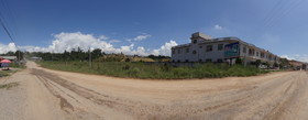 中国旅行記番外、国境の町、ミャンマーのMuse(ムセ、ミューズ)観光編＠広々とした空間が広がるMuse郊外のパノラマ風景。HX9Vで撮影