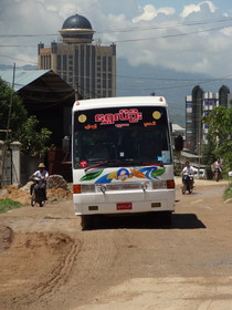 ミャンマー旅行、Muse(ムセ、ミューズ、木姐)観光編＠長距離バス