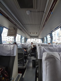中国旅行記、大理〜昆明へ高速バスで移動編＠高速バスの中