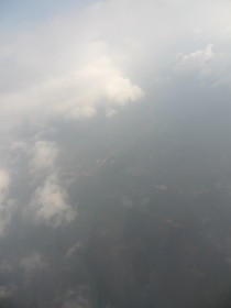 中国旅行記、昆明〜北京移動編＠中国の空の風景