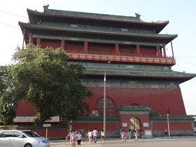 北京観光旅行記＠後海という湖近くにある建物